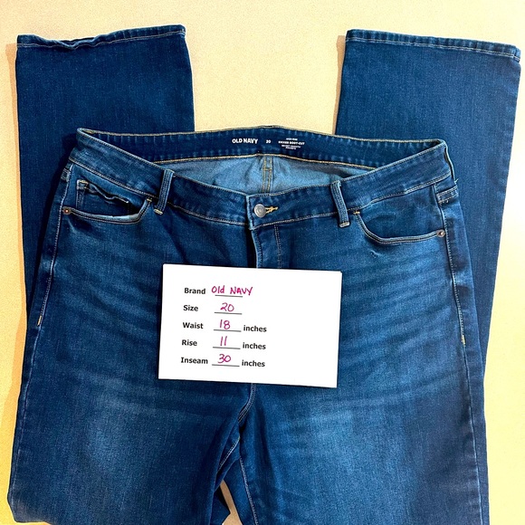 Old Navy Kicker Boot Cut Jeans Size 20 - Picture 1 of 4